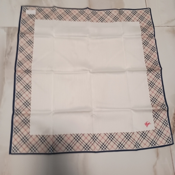 Burberry Accessories - Burberry Cotton Handkerchief Check Light